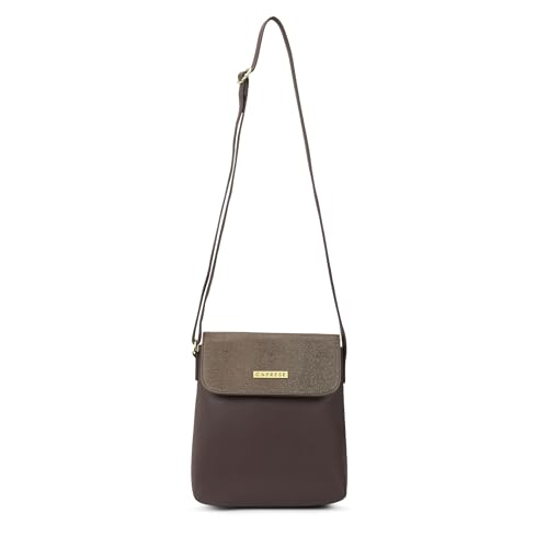 Image of Caprese Fergi Large Crossbody Bag for Women with Adjustable Strap | Versatile Handbag with Zipper & Magnetic Button Closure for Everyday Use, Travel, & Special Occasions