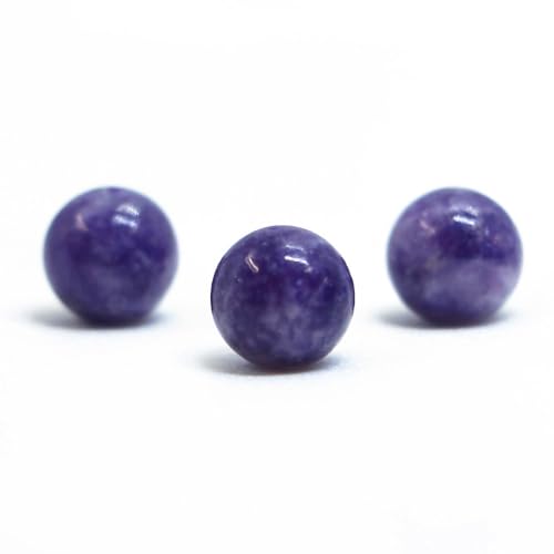 1粒売り レピドライト【丸玉】10～11ｍｍ【天然石 ビーズ パワーストーン】