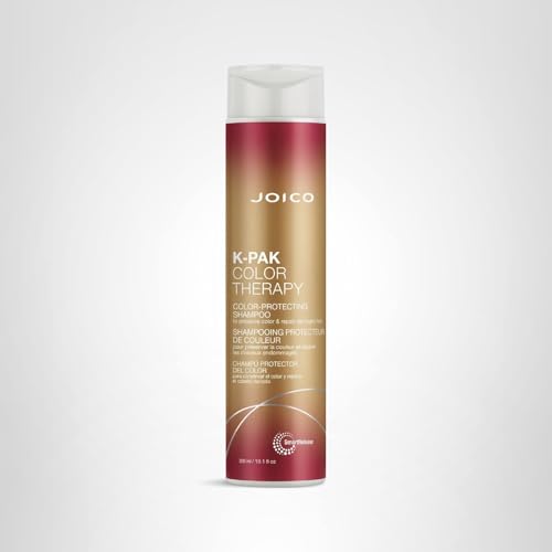 Joico K-PAK Color Therapy Color-Protecting Shampoo | For Color-Treated Hair | Boost Shine | Improve Elasticity | Repair Breakage | Rebuild Damaged Hair | With Keratin & Argan Oil | 10.1 Fl Oz