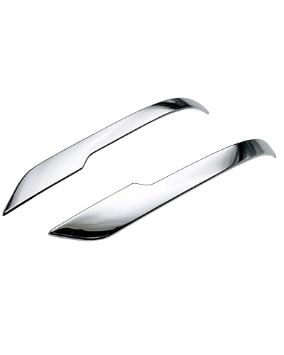 Kuroobaa トヨタ 新型プリウス 60系 5代目 専用 サイドミラー ドアミラーガーニッシュ 2P 外装 カスタム パーツ ABS樹脂製 鏡面メッキ仕上 レスアップ アクセサリー (シルバー)