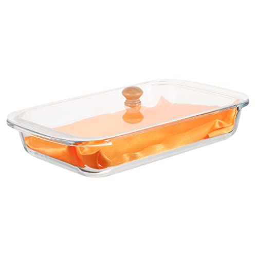Plateau verre avec couvercle contre la poussière des fleurs