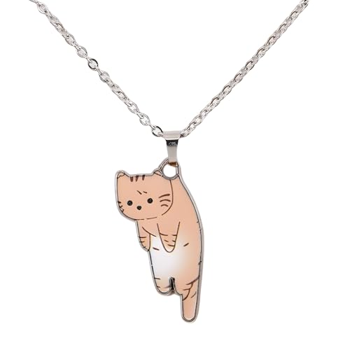 Collier chat noir anti-ternissement en argent 925 et émail