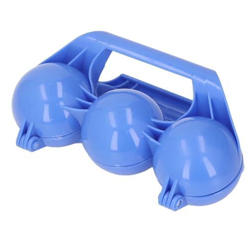 Bonbela Outil de Fabrication de Boules de Neige, Pinces à Boules de Neige, 3 Boules, Neige D'hiver et Plage d'été, Double Usage Réutilisable avec Poignée Antidérapante pour Jeux en