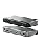 ALOGIC MX2 8-in-1 4K USB-C Docking Station, 2X DisplayPort, 3X USB-A, USB-C, 3.5mm TRRS Audio/Microphone Jack & Gigabit Ethernet, 4K Dual Display with 65W Power Delivery.