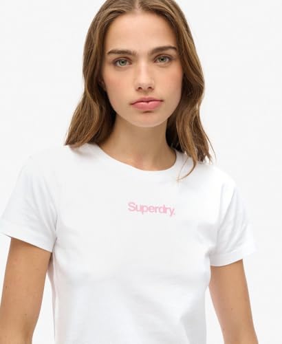 T shirt ajusté femme Superdry Core Logo City - vue 4