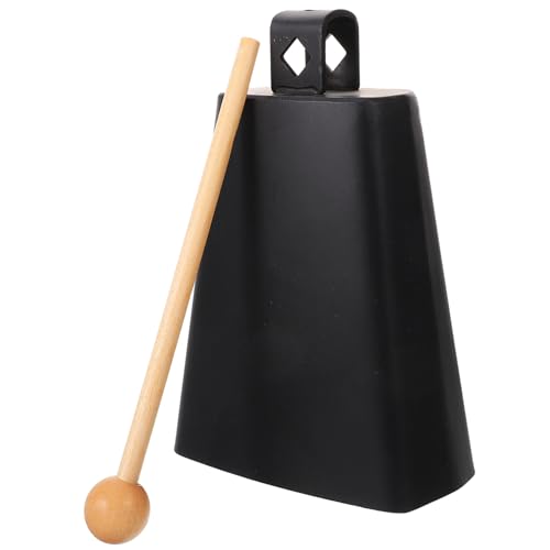 Toyvian Clochette Métallique à Percussion 6 Pouces pour Débutants, Légère Et Portable, Instrument De Musique Multifonction pour Événements Sportifs Et Matchs De Football