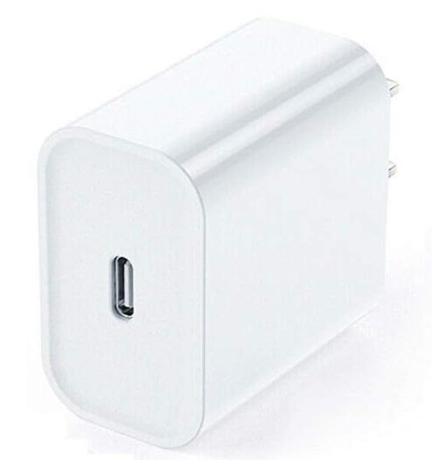 Image of LGOC Original 20 Watt Charger Cable Compatible With iPhone 11 11 Pro 11 Pro Max iPhone 12 12 Mini12 Pro 12 Pro Max, White