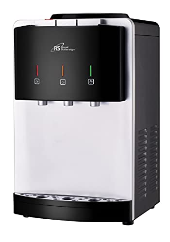 Royal Sovereign Tri-Temperature Countertop Water Dispenser, Silver/Black (Rwd-300B) #TOP13