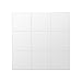 Lsaardth Pegatinas de Pared de Espejo DIY - 9 Piezas Pegatinas de Pared de Espejo cuadradas DIY - Azulejos autoadhesivos de 15 cm Decoración de Espejo 3 D para DIY Acryli
