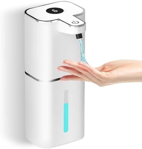 6 Adjustable Levels Kitchen Soap Dispenser with Sensor, IPX5 Wate...