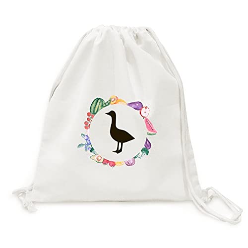 Sac bernache noire pliable tissu cabas courses sangle fruits légumes écologique