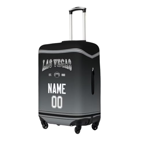 Customized football luggage cover, personalized football style luggage cover, customized with your name and number, for all men and women football fans!2