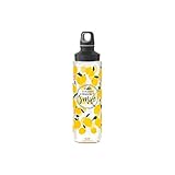  Emsa Trinkflasche Drink2Go Tritan Smile 0,7l, transparent