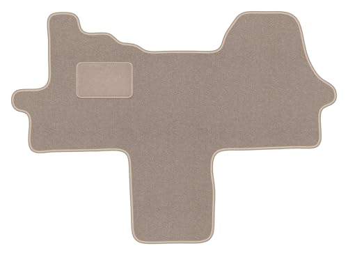 Tapis auto Peugeot Boxer III velours beige haut de gamme pour un habitacle soigné et élégant