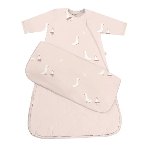 Image of GUNAMUNA Long-Sleeve Sleep Sack for Babies, Wearable Sleep Bags, Soft Rayon, 1.0 TOG, Essentials for Newborns