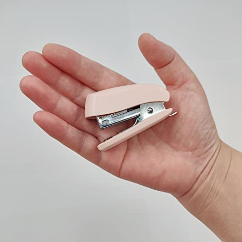 Dlme Pink Color Mini Stapler With Staple Remover & 640 Staples, Cute Stapler Gift For Student And Office Use #TOP7