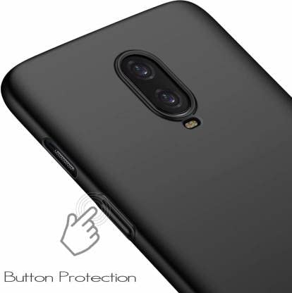 Image of Mobile Back Cover Case for Oneplus 6T (Silicone Case|CameraProtection|Black SC1510)