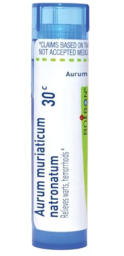 Boiron Aurum Muriat Natronatum 30C for Warts & Hemorrhoids - 80 Pellets - image 1