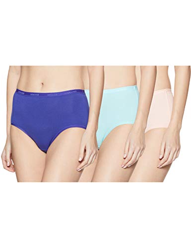 Image of Amante Solid Cotton Full Brief Panty Pack(Pack of 3)