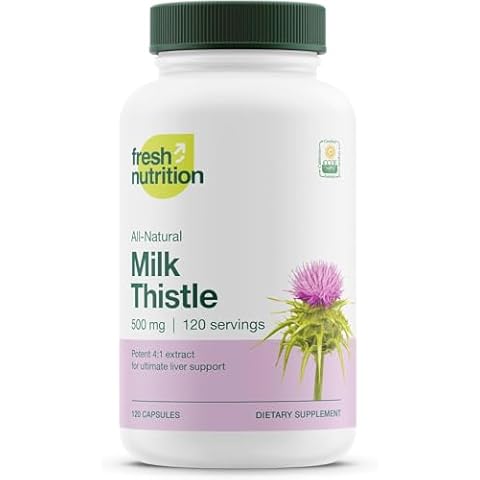 Fresh Nutrition Milk Thistle Organic Capsules Cover