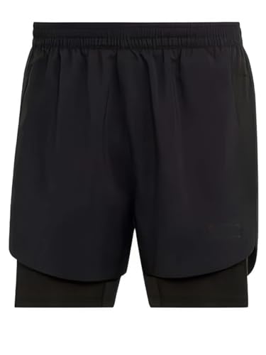 Image of boffi ... N S Poly 2 in 1 Active Dual Shorts with Inner Tights Layer | Men's Double Layer Short for Running, Gym & Sports