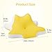 ByNaRIX Reading Pillow for Lying, Leaning and Prone, Contour Memory Foam Pillow, Ergonomic Cervical Pillow for Neck and Shoulder Pain Relief, Bed Wedge Pillow Yellow