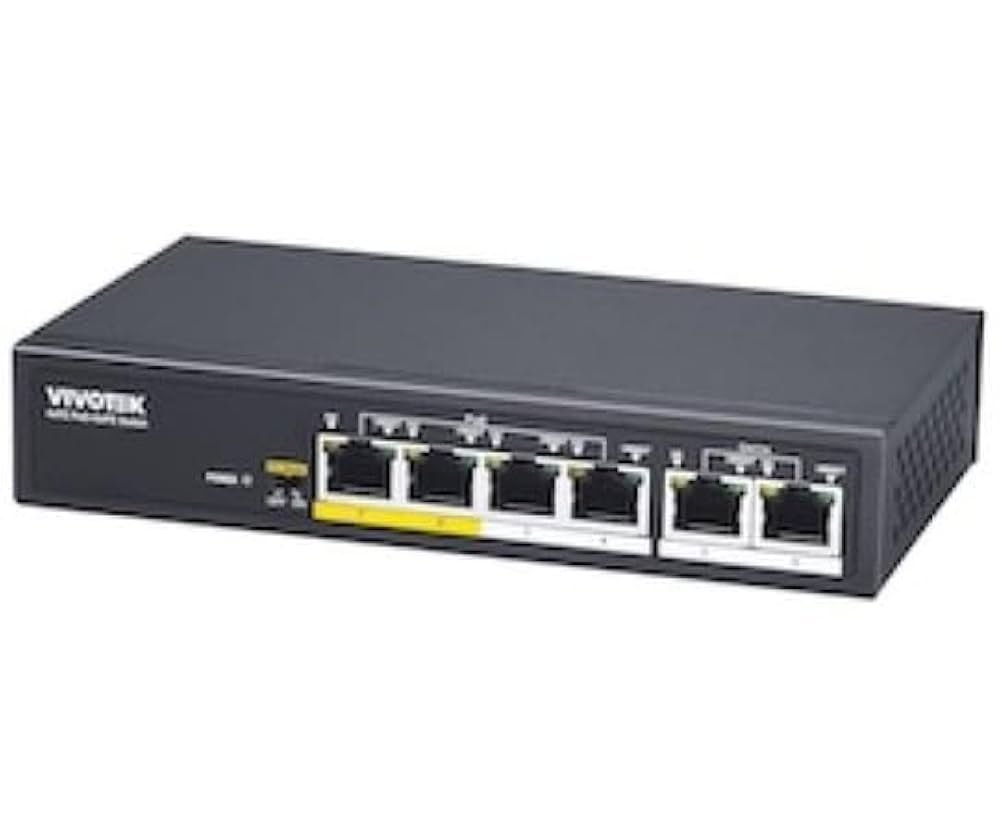 Amazon.co.jp: VIVOTEK 4ポート PoEスイッチ 4P FE PoE +2P FE