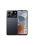 ZTE Blade A54 Grey - Smartphone da 128 GB e 4 GB di Ram, Display 6.6" HD+, Fotocamera 13MP, Batteria 5000mAh, Processore Octa-Core, Android 13, Memory Fusion, Riconoscimento Impronte, Design Elegante