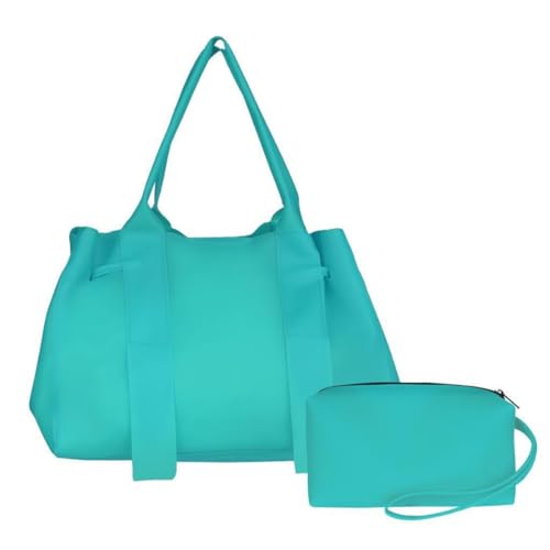 Bolsa Praia (Pink) (Azul Turquesa)