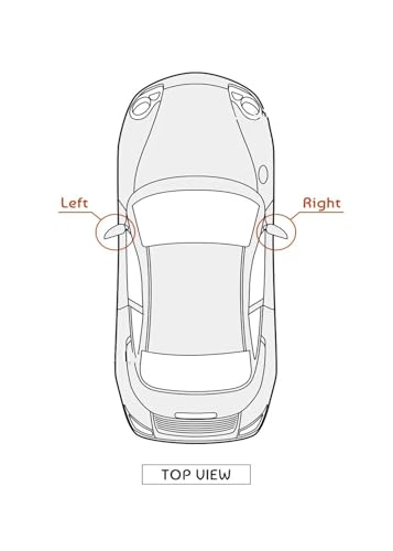 Wing Mirror Glass For BMW X3 G01 X4 F26 G02 X5 F15 G05 X6 F16 G06 2015-2019 Heated Glass Side Rearview Mirror Replacement Side Mirror Glass(Right) - Image 5