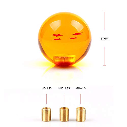 Rastp RS-SFN042 4STAR Dragon Ball Z Star Manual Gear Stick Shift Knob Universal Gear Shifter Knobs thumb #1