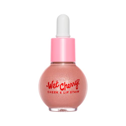 Lime Crime Wet Cherry, Cheek and Lip Stain - Cherry Champagne (EU) - 10ml - Vegan