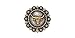 Produktbild Roped Berry Round Conchos with Center Steerhead 32mm