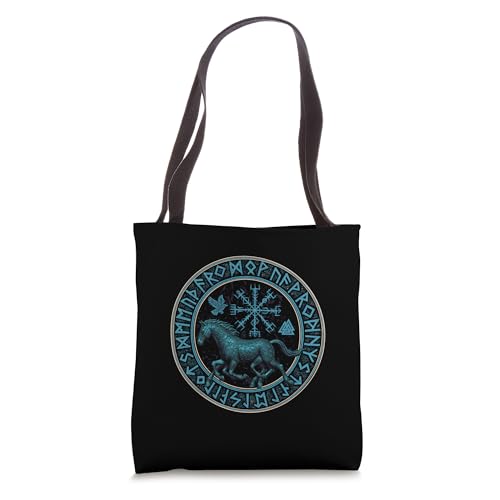 Sleipnir - Norse Mythology - Vegvisir - Horse - Urnes - V2 Tote Bag