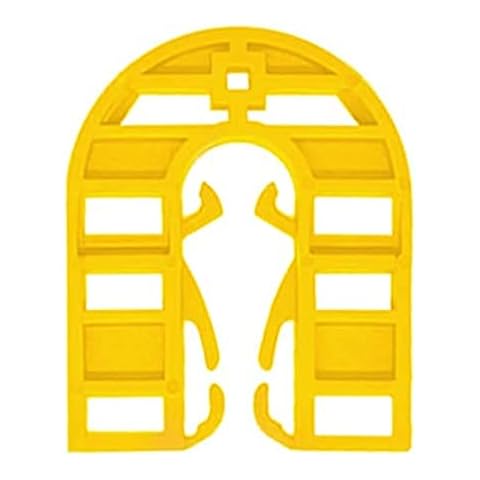 Finnsworth Type A Round End Shims 100-Pieces Pack, 1 mm Thickness, Yellow Cover