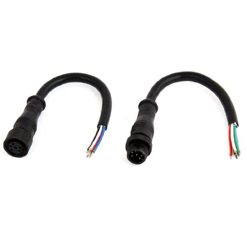 Conector impermeable 6 pines con cable miniatura 1