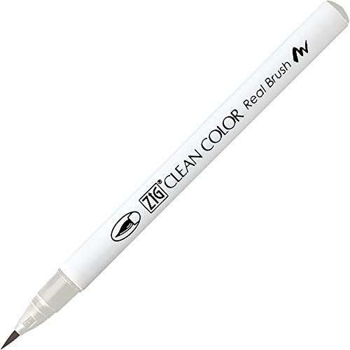 Stylo aquarelle Kuretake Zig Gris pour personnaliser vos carnets et illustrations