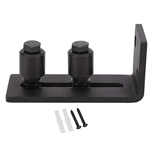 perfk 調節可能な納屋のドアのフロアガイド固体小屋の引き戸の底のステーローラー