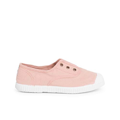 Pisamonas Zapatillas Lona Punta Goma Sin Cordones Talla 40 Color Maquillaje