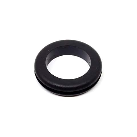 Dangoodbuy Push-in Grommet - SBR Rubber- Fits Hole Size 1 1/2" Inch, Inner Diameter 1 1/4", Fits Panel Thickness 1/8" (1 Pack) Cover