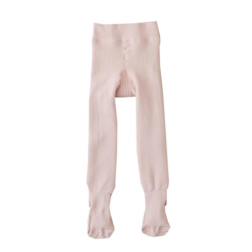 Girls Fleece Lined Tights Toddler Baby Winter Thermal Leggings Kids Solid Color Thick Warm Footed Pantyhose Stockings