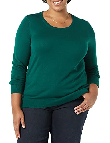 Image of Amazon Essentials Women's Long-Sleeve Lightweight Crewneck Sweater, Flattering (Available in Plus Size)