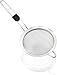 Produktbild Leifheit Küchensieb Ø 16 cm ProLine-Serie, feinmaschiges Nudelsieb aus hochwertigem Edelstahl, Sieb mit praktischer Aufhängeöse und Griff mit Daumenmulde, Haushaltssieb, silber