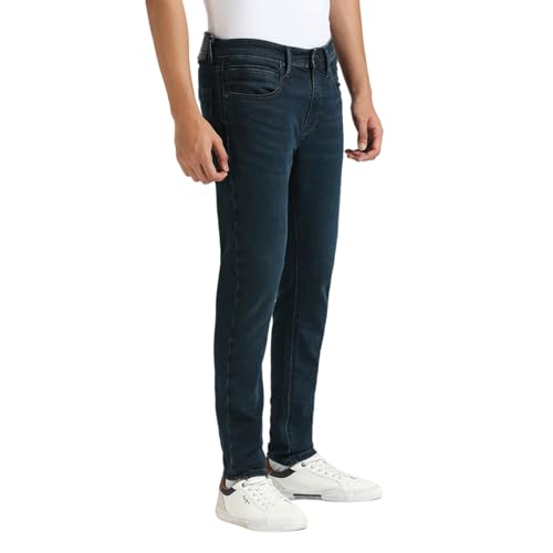 Image of Pepe Jeans Men's Straight Fit Jeans | Mid Rise | Chinox | Jeans for Man