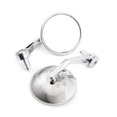 Rétroviseur embout guidon 22mm convexe anti vibration pour moto