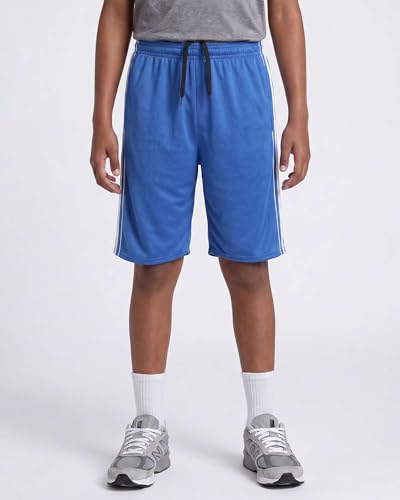 Image of 5 Pack Boys' Mesh Athletic Shorts Basketball Kids Soccer Sports Pockets