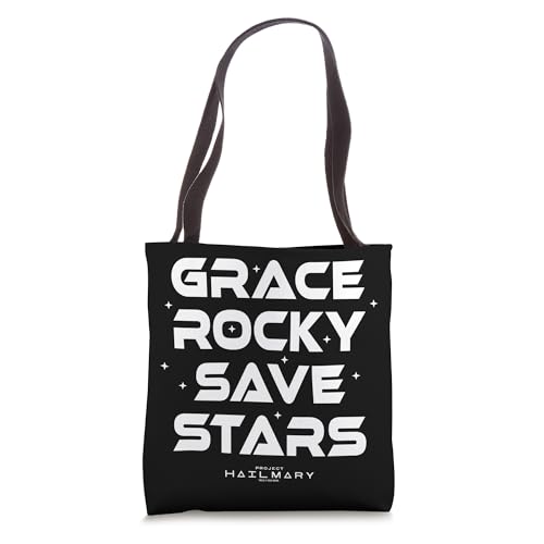 Project Hail Mary Grace Rocky Save Stars Poster Tote Bag