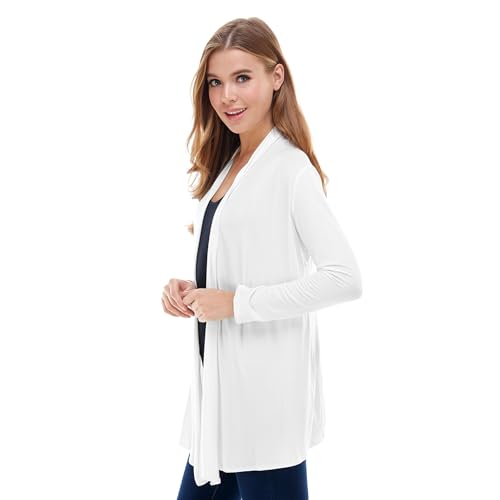 Image of Azules Long Sleeve Womens Cardigan, Thin Flowy Rayon Sweater Lightweight Cardigan for Casual or Dressy Outfits