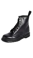 Dr. Martens Unisex 1460 8-Tie Lace-Up Boot,Black Smooth,UK 8 (US 9, 10) M US