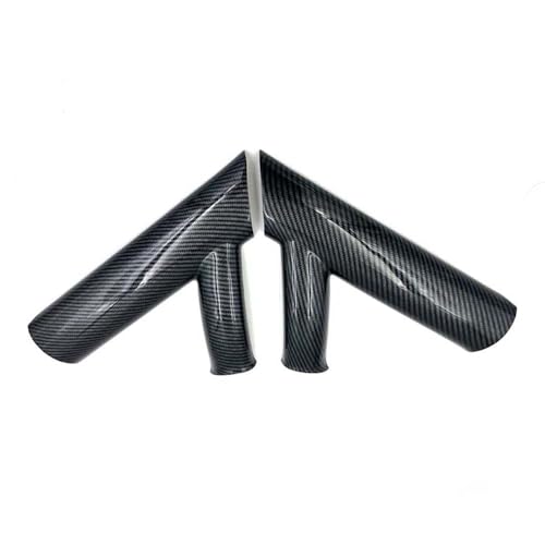 WLKE Pair Carbon Fiber Look ABS Side Interior Door Handle